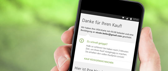 ÖBB App ticket purchase