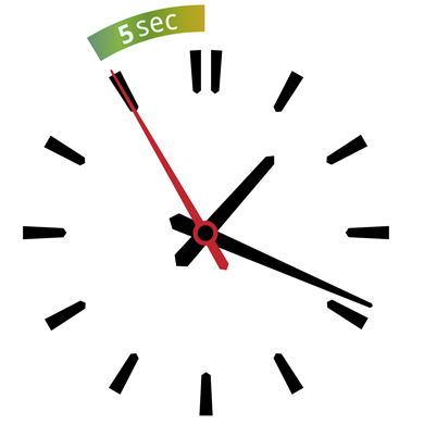 ÖBB app clock