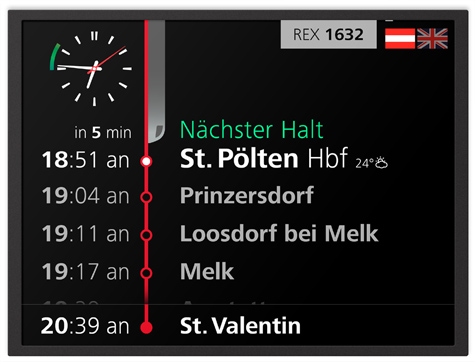 ÖBB infoscreen ambience