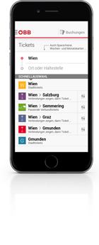 ÖBB Verbundintegration iOS version